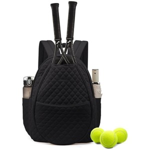 New Lightweight Multifunctional Unisex Waterproof Canvas Tennis <b>Racket</b> Bag 30-40L for <b>Pickleball</b> & Badminton - Product Image 1