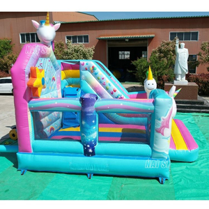 Castillo Inflable Resistente con Tobogán, Divertido Parque de Juegos Inflable para Fiestas Infantiles - Product Image 4