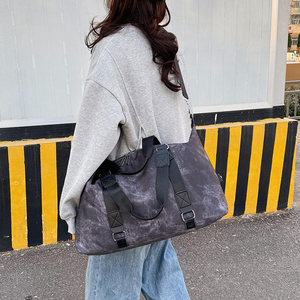 Vintage Tie-Dye Travel Duffle <b>Bag</b> Lightweight Large <b>Gym</b> Sports <b>Bag</b> for <b>Women</b> Overnight Weekender With Shoulder Strap - Product Image 1