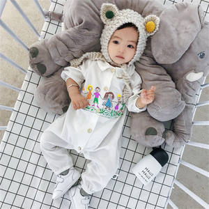 Ropa de Fiesta para Bebés, Ropa Infantil de Ningbo, Body para Bebé 100% Algodón Orgánico con Diseño Bai, Importación y Exportación - Product Image 2