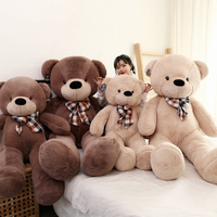 OEM/ODM personnalisé 5 pieds 6 pieds grand animal en peluche brun gros ours en peluche géant surdimensionné ours en peluche cadeau d'anniversaire pour fille femmes