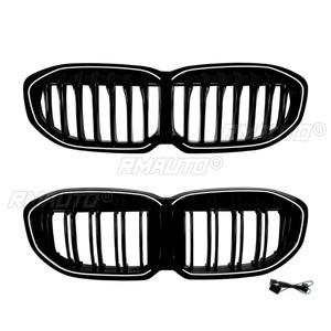 Kit carrosserie pour BMW Série 1 F40 2019-2024, calandre LED, grilles de course, bandes décoratives, calandre avant, pièce extérieure - Product Image 6