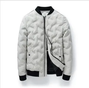 Jaqueta acolchoada masculina de inverno, casaco de alta qualidade para homens, 2021