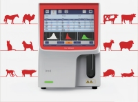 Test sanguin veterinaria en 3 parties cbc vétérinaire analyseur d'hématologie animale automatique équipement vétérinaire