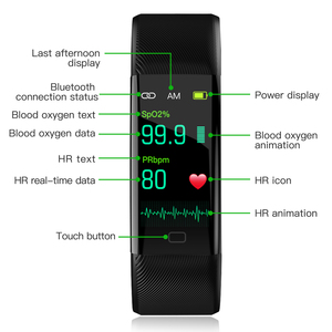 Pulsera inteligente deportiva F07T, dispositivo electrónico e inteligente resistente al agua IP67 con control del ritmo cardíaco y del sueño, 2022 - Product Image 6