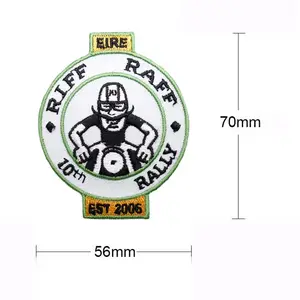 Custom Various Design Backing Woven Embroidery Patches For Clothing