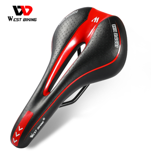 Asiento de Gel para Bicicleta de Cuero LIETU, Cómodo Sillín para Bicicleta de Montaña, Piezas de Sillines Suaves para Ciclismo - Product Image 2