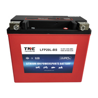 Batería de Litio de Alto Rendimiento de 12V 12Ah de Ciclo Profundo y Larga Duración para Motocicletas de 1000-2000cc, Celda LiFePO4