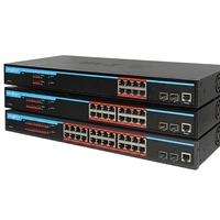 Switch Ethernet Gigabit géré L2 avec injecteur PoE, 24 ports, switch PoE BT 90W par port, switch Ultra PoE