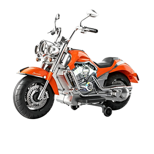 <span class=keywords><strong>Moto</strong></span> électrique Harley pour enfants, 12V, colorée et abordable, avec roues d'apprentissage - Product Image 3
