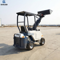 Mini-chargeur 4x4 de 500 kg avec bras télescopique, hauteur de levage maximale de 3350 mm pour entrepôt