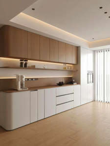 Mueble de Comedor Moderno de Lujo, Hecho a Medida, de Madera Ecológica, con Almacenamiento para Comedor/Sala de Estar, Mueble Multifuncional - Product Image 2