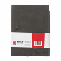 COMIX - Juego de Cuadernos de Negocios de Cuero con Logotipo Personalizado, A5, Regalo, Libretas para Conferencias, Juego de Agendas de Oficina