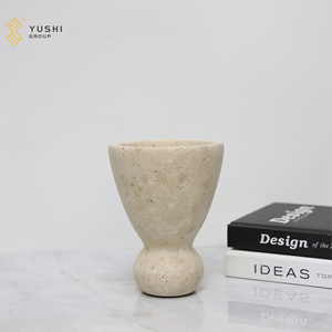 YUSHI 高品质天然洞石香炉，适用于室内装饰、酒店公寓 - Product Image 5