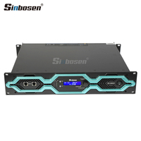 Amplificateur de sonorisation Line Array DSP SR4-1800 Sinbosen 4 canaux en aluminium avec MOSFET SiC – Amplificateur puissant fabriqué à Guangzhou