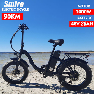 Smlro Có Thể Gập Lại Ebike E7 Đô Thị <span class=keywords><strong>Touring</strong></span> Xe Đạp 48V 20 Inch Chất Béo Lốp 1000W 20Ah Bước Thru Gấp Điện Thành Phố Xe Đạp Cho Người Lớn - Product Image 2