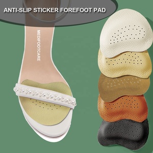 Inserts de coussin de talon avant-pied en cuir Coussinets de coussin boule de pied Coussinets anti-chaussures Protecteurs de semelle de chaussure adhésifs - Product Image 6