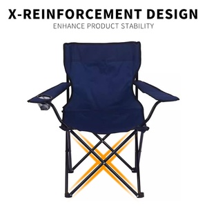 كرسي قابل للطي ومحمول مع مسند ظهر مريح، حاصل على شهادة نظام جودة ISO - Product Image 2