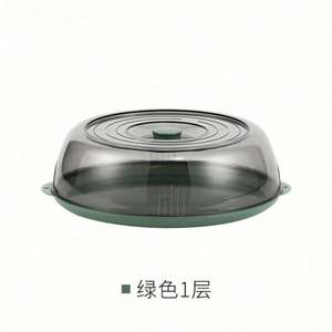 ฝาครอบอาหารพลาสติกใส ป้องกันฝุ่นและแมลง สำหรับจัดเก็บในตู้เย็น จานเตรียมอาหาร ผลไม้ และผัก - Product Image 4