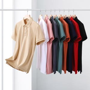 Chemises de golf personnalisées pour hommes à séchage rapide, polos en coton et polyester pour femmes, couleur unie, manches courtes, t-shirt décontracté pour adultes, vêtements de plein air - Product Image 1