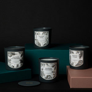 Tùy Chỉnh Nến Nhãn Logo Dính Kết Cấu Giấy Vàng Lá Dập Vinyl Sticker <span class=keywords><strong>In</strong></span> Ấn Thơm Nến Jar Bao Bì Nhãn - Product Image 4