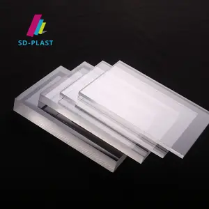 Op Maat Gemaakte Pc Plastic Dansvloer Acrylplaat Krasbestendig Plexi-Glas Helder Transparant 1.2Mm Acrylplaat