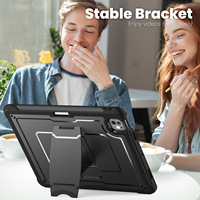 Pour IPAD Mini 6/7 nouveauté housse de protection étui iPad 10e 10.9 étui avec bandoulière et support de rotation plié solide