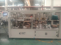 LWT Machine d'emballage monobloc entièrement automatique pour carton, monteur, emballeur de caisses, scelleuse