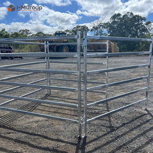 Paneles de Cerca para Corrales de Ganado y Caballos, de Barra Redonda Galvanizada por Inmersión en Caliente, 2026 - Product Image 1