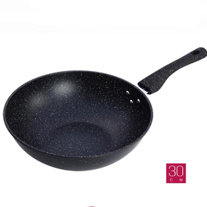 Padella Antiaderente in Lega di Alluminio 30cm Forgiata a Mano Fondo Piatto Ecologica con Coperchio in Vetro Universale per Fornelli a Gas ed Elettromagnetici - Product Image 3
