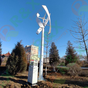 Generador Eólico Vertical de Energía Renovable con Aspas de Vidrio/Basalto, Imán Trifásico, Salida de 380V, Controlador de Carga - Product Image 2