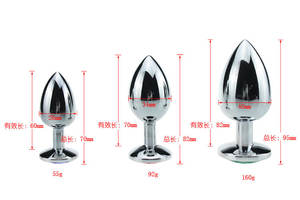 Offre Spéciale argenté métal <span class=keywords><strong>Plug</strong></span> <span class=keywords><strong>Anal</strong></span> avec bijou <span class=keywords><strong>pas</strong></span> <span class=keywords><strong>cher</strong></span> <span class=keywords><strong>Anal</strong></span> Sex Toys dilatateur 3 pièces conception de bijoux de luxe fétiche <span class=keywords><strong>Anal</strong></span> godemichet <span class=keywords><strong>Anal</strong></span> - Product Image 2