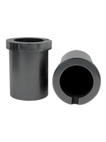 Creusets en graphite et en quartz de haute pureté, résistants aux hautes températures, personnalisables, capacité de 0,5 kg, fabriqués en Chine