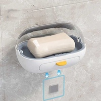 Mignon Animal multi-crochet fort adhésif cuisine tenture murale crochet salle de bain porte-savon égouttoir étagère