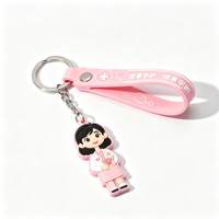 Pinshuo, usine de porte-clés en PVC souple depuis 20 ans, porte-clés en caoutchouc personnalisés, breloques personnalisées, porte-clés 2D, pendentif de personnage de dessin animé