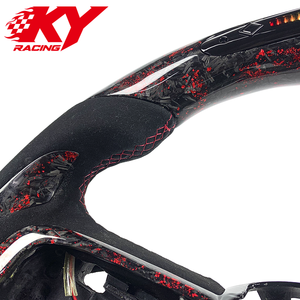 พวงมาลัยกีฬา LED RPM คาร์บอนไฟเบอร์สีแดงแบบฟอร์จสั่งทำพิเศษ เหมาะสำหรับ Dodge Ram TRX 1500 2500 3500 4500 TRX RHO - Product Image 2