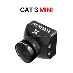 드론 부품 FPV 카메라 낮은 대기 시간 저소음 1200TVL 0.00001Lux FPV 야간 카메라 2.1mm PAL/NTSC RC 용 Foxeer Cat 3 마이크로 미니