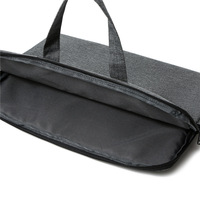 Sac d'ordinateur portable en tissu Oxford souple, grande capacité, fermeture éclair, unisexe, mallette pour avocat, mallette de bureau