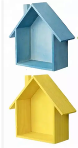 OEM <span class=keywords><strong>arte</strong></span> popolare in <span class=keywords><strong>legno</strong></span> appeso scaffale a forma di casa ombra cuby Box per la decorazione a tema d'amore - Product Image 3