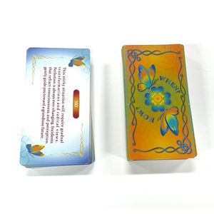 Barajas de cartas de <span class=keywords><strong>Tarot</strong></span> personalizadas SÍ o <span class=keywords><strong>NO</strong></span> CUANDO y CÓMO Juego de cartas 78 piezas Tarjetas con caja colorida - Product Image 6