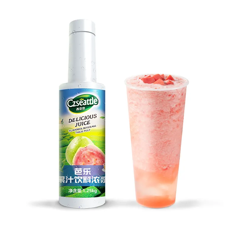 Nieuw Product Czseattle Guave Vruchtensap Drank & Drank Vruchtensap Siroop Concentraat Voor Boba Thee Speciaal Vers Sap