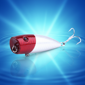 Leurre <span class=keywords><strong>de</strong></span> pêche flottant 7cm 9g en gros, leurre artificiel dur Popper Wobbler pour la pêche au bar et au brochet en <span class=keywords><strong>eau</strong></span> douce et salée - Product Image 3