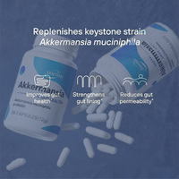 Capsules d'Akkermansia, compléments probiotiques pour soutenir la fonction intestinale et la croissance des cheveux - Sûr
