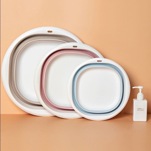 <span class=keywords><strong>25</strong></span>*9cm Portable Pied Trempage Baignoire de Pliable En Plastique Pliant Voyage Pied Baignoire Pliable En Plastique Lavabo - Product Image 6