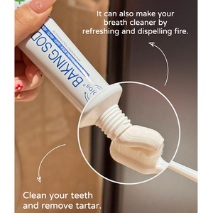 Dentifrice blanchissant à la menthe et au bicarbonate de soude en gros OEM, dentifrice riche en mousse, soins bucco-dentaires, nettoyage des dents, dentifrice contre l'halitose - Product Image 2