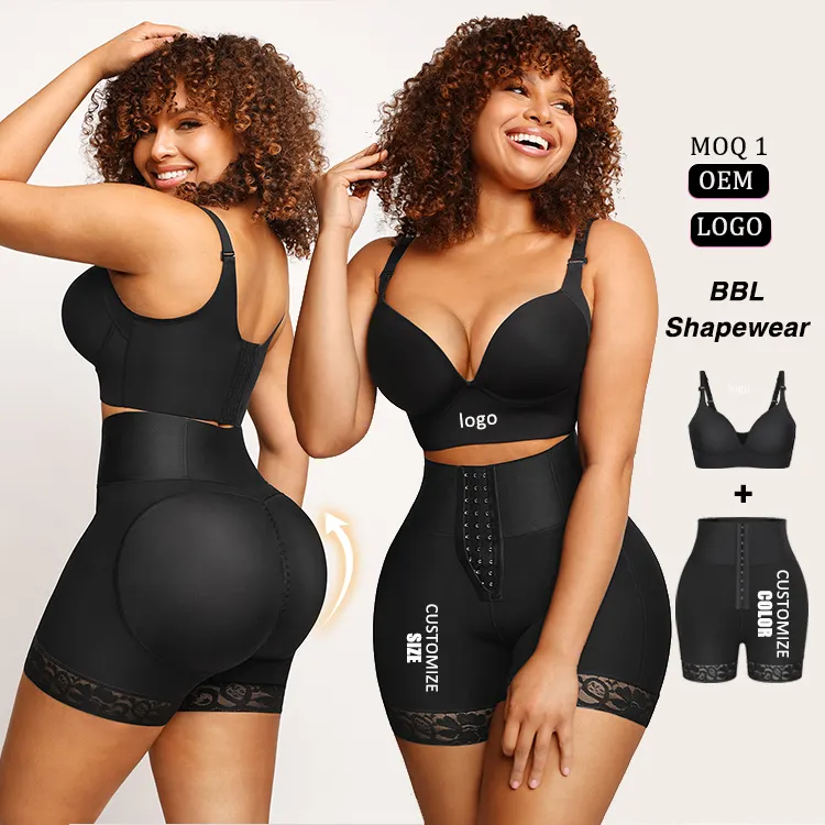 Hexin venda quente fajas colombiano cintas 2023 controle de barriga modelador do corpo bunda levantador shorts blb shapewear calcinha para mulher