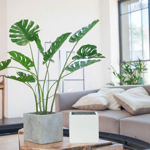 Macetas Colgantes Modernas de Estilo Europeo, Ecológicas, Duraderas, con <span class=keywords><strong>Autorriego</strong></span>, de Fibra de Vidrio, Personalizables, para Jardín - Product Image 2