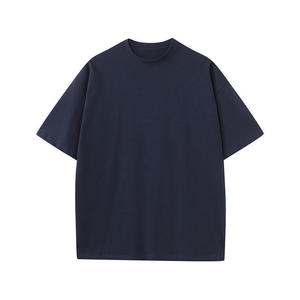 T-shirt Homme Oversize Personnalisé en Coton 100% Col Montant Blanc, Bleu Marine, Kaki – Idéal pour le Dropshipping - Product Image 5