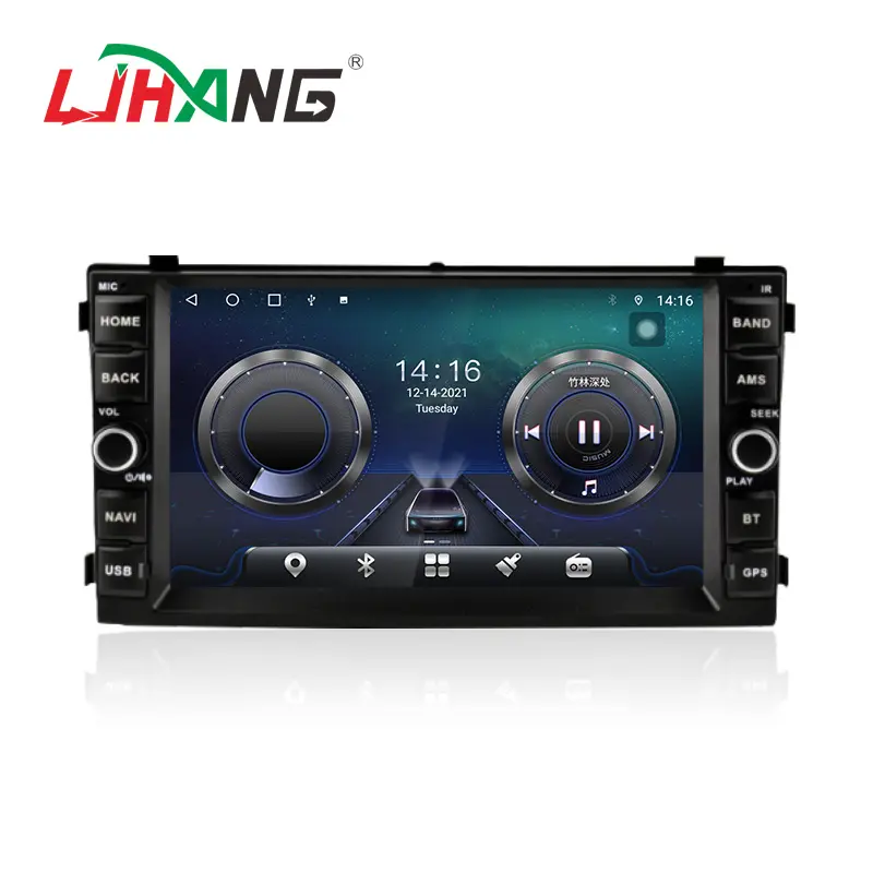 Ljhang 2 DIN Android 13 6 + 128G Xe đa phương tiện DVD Player cho Kia Ceed (2010-2012) Venga đài phát thanh GPS navigation