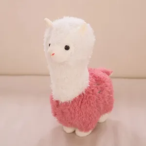 Милая Подушка Альпака 25 см, мягкая игрушка-лама, мягкая плюшевая овечка для детей, девочек, детские украшения на день рождения, подарки, кровать